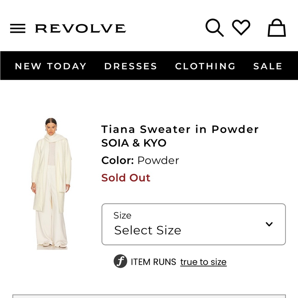 Soia & Kyo Powder Open-Front Cozy Cardigan with Matching Scarf